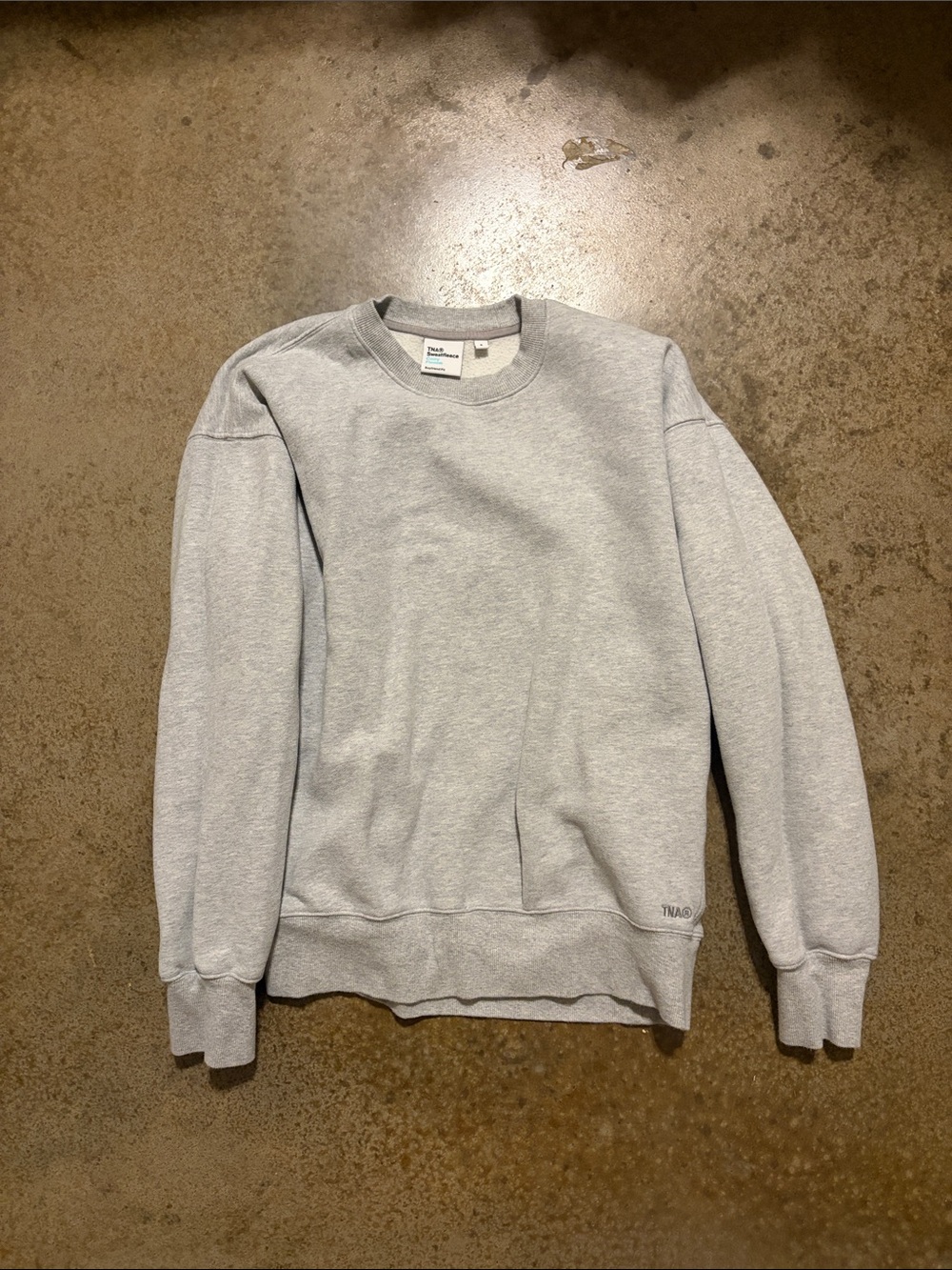 Aritzia Light Gray Crewneck Sweatshirt